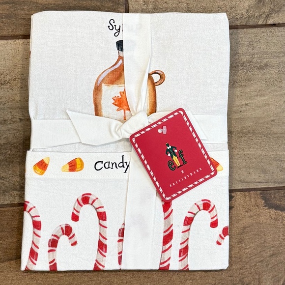 Elf Food Groups Cotton Kids Apron - PBK - Picture 2 of 5